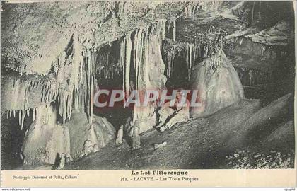 CPA Le Lot Pittoresque Lacave les Trois Parques