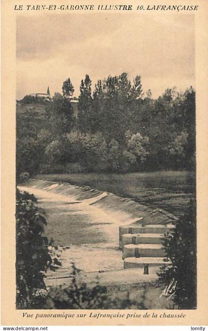 82 Lafrançaise vue panoramique sur Lafrançaise prise de la chaussée