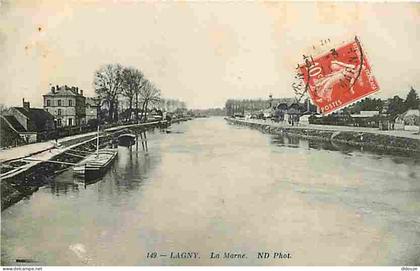 77 - Lagny sur Marne - La Marne - CPA - Voir Scans Recto-Verso