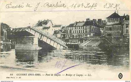 Carte Postale Ancienne - 77 - Lagny sur Marne - Guerre 1914-1915 - Pont de Lagny - CPA - Voir Scans Recto-Verso - Poscar