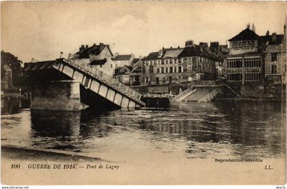 CPA LAGNY-sur-MARNE Pont de Lagny - Ruines - 1914 (1329717)