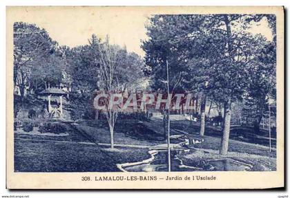 CPA LAMALOU LES BAINS Jardin de I'Usclade