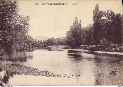 CPA Lamalou les Bains l'Orb