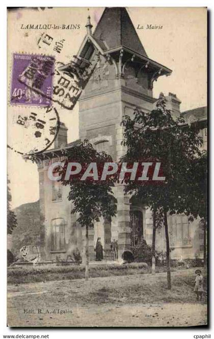 CPA LAMALOU les BAINS La Mairie