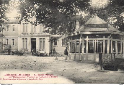 CPA Lamalou les Bains La source Bourges et l'etablissement thermal de Lamalou le Centre