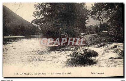 CPA Lamalou les Bains Les bords de l'Orb