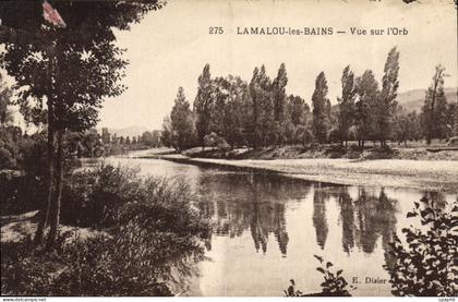 CPA Lamalou les Bains Vue sur l'Orb