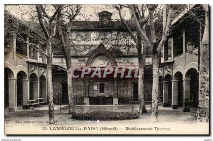 Lamalou les Bains CPA Etablissement thermal