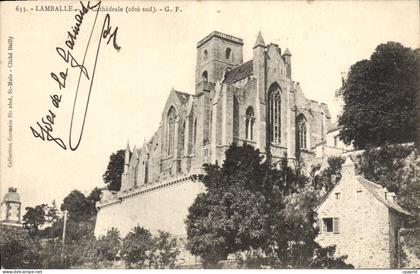 CPA Lamballe Cathedrale