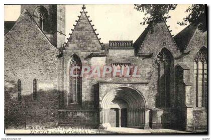 CPA Lamballe Eglise Notre Dame la Collegiale