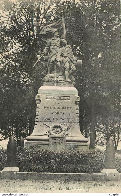 CPA Lamballe Le Monument