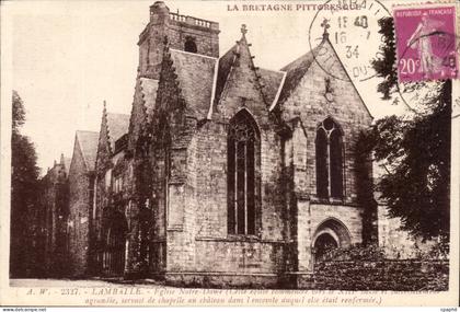 Lamballe CPA Eglise Notre DAme