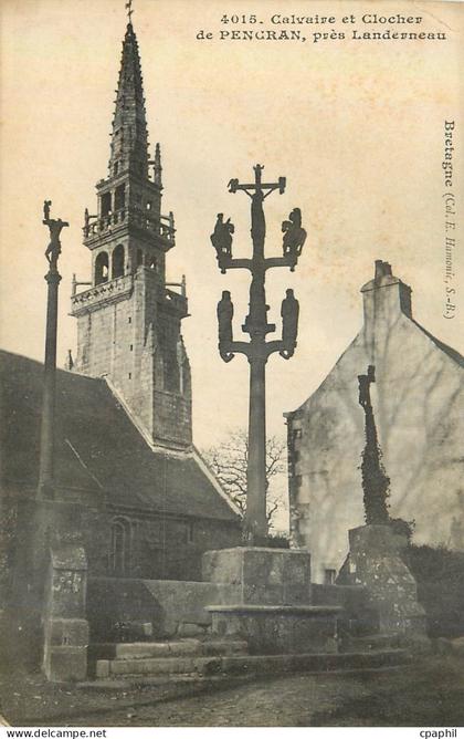CPA Calvaire et Clocher de Pencran pres Landerneau