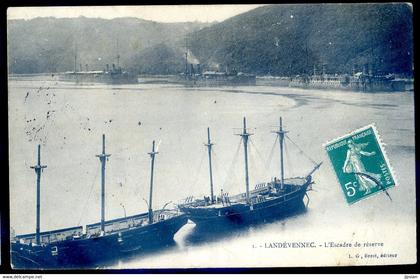 cpa du 29 Landévennec l' Escadre de Réserve FEV22-95