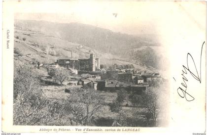 CPA Carte postale France Langeac Abbaye de Pébrac1902 VM90523ok