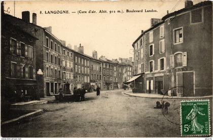 CPA LANGOGNE - Boulevard Landos (638526)