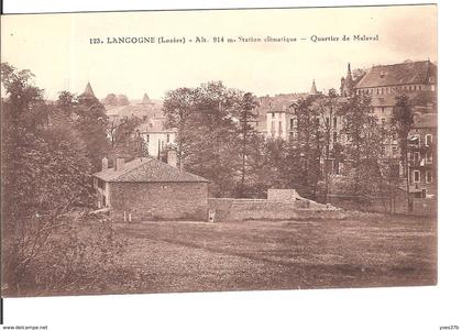 LANGOGNE - Quartier de Malaval