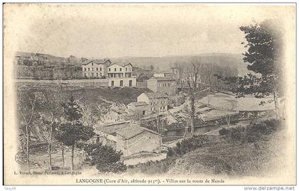 Langogne : Villas sur la route de Mende