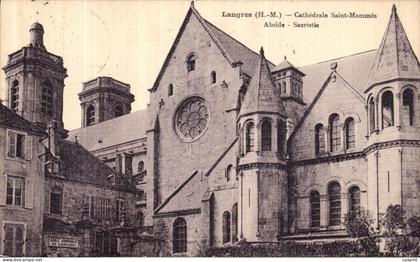 CPA Langres Cathedrale Saint Mammes Abside Sacristie