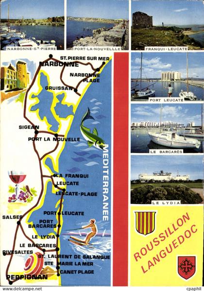 CPM Souvenir du Languedoc Roussillon