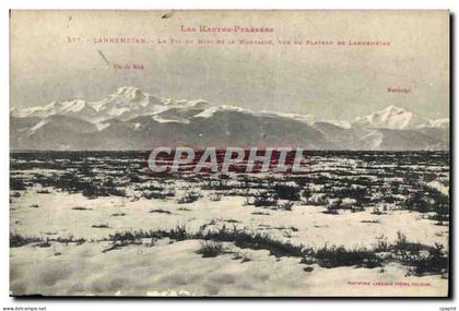 CPA Lannemezan La Pic au Midi et le Montaigu vus du Plateau de Lannexezan
