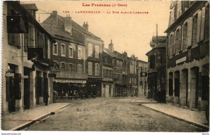 CPA Lannemezan - La Rue Alsace-Lorraine (110001)