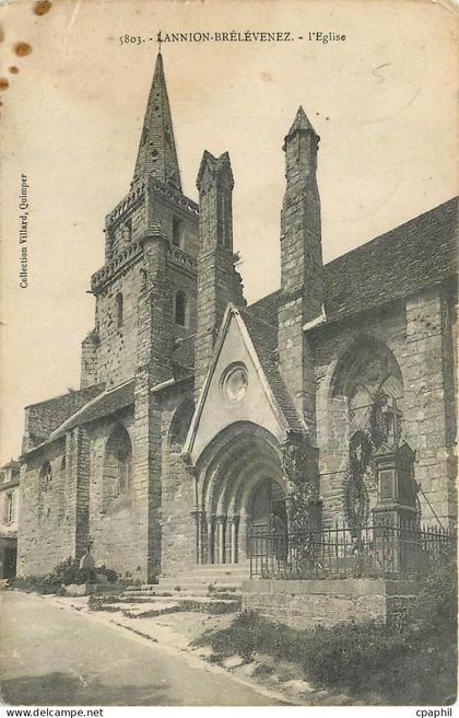 CPA Lannion Brelevenez L'Eglise