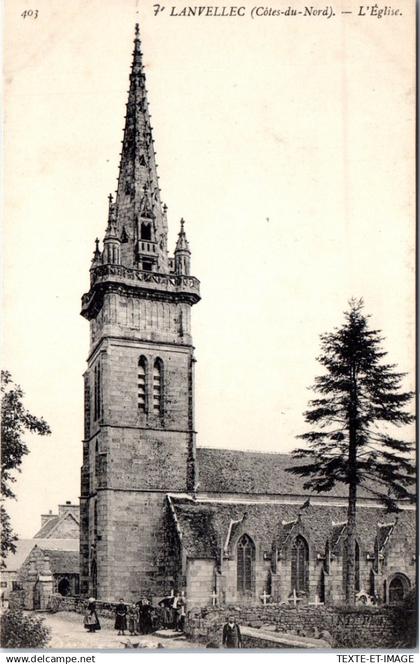 22 LANVELLEC - l'eglise