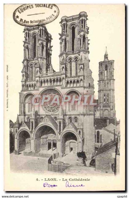 CPA Laon La Cathedrale