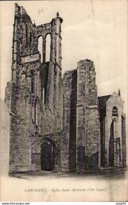 Larchant - Eglise Saint Matburin - CPA