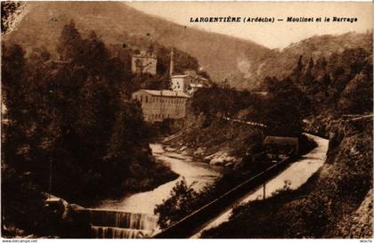 CPA AK LARGENTIERE - Les Moulinet et le Barrage (484957)