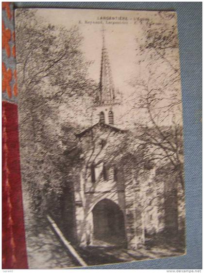 LARGENTIERE (ARDECHE) LES EGLISES.  L´EGLISE.