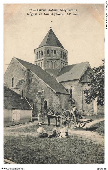 CAR-ADPP3-0202-89 - LAROCHE-SAINT-CYDROINE - L'église de saint cydroine
