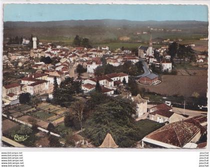 B14-47) LAROQUE TIMBAUT (LOT ET GARONNE) VUE PANORAMIQUE AERIENNE - ( 2 SCANS )