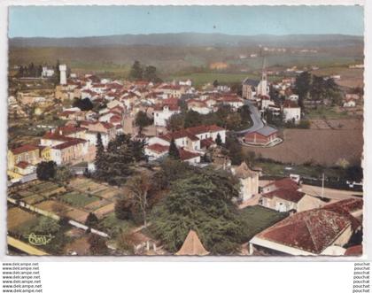 X20-47) LAROQUE TIMBAUT (LOT ET GARONNE) VUE PANORAMIQUE AERIENNE - ( 2 SCANS )