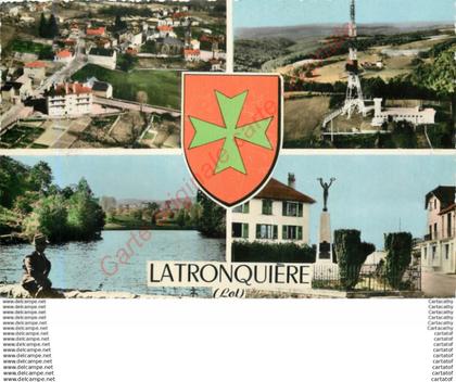 46.  LATRONQUIERE .  CP multivues .