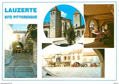 Carte Postale - 82 - Lauzerte - Multivues - Petit train touristique - Carte Neuve - CPM - Voir Scans Recto-Verso - Posca