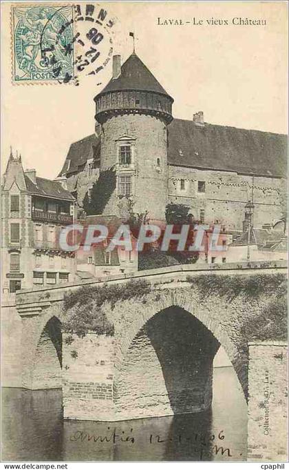 CPA Laval Le vieux Chateau