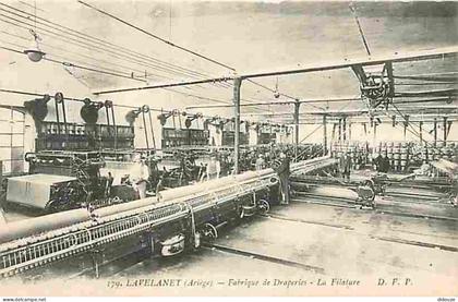 09 - Lavelanet - Fabrique de Draperies - La Filature - Animée - Industrie - CPA - Voir Scans Recto-Verso
