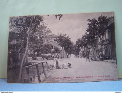 LAVIT-DE-LOMAGNE (TARN ET GARONNE)LES ATTELAGES. LES LAVANDIERES.