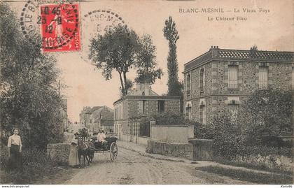 le blanc mesnil * rue et le château bleu * attelage
