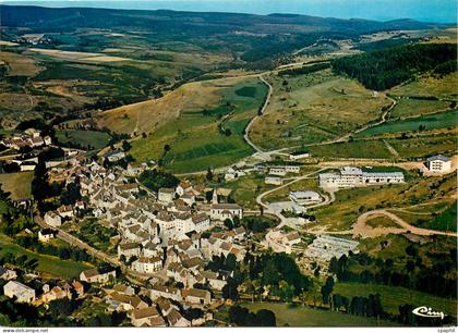 CPM Le Bleymard Lozere Vue generale aerienne