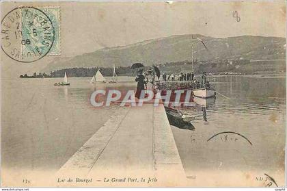 CPA Lac du Bourget Le Grand Port la Jetee