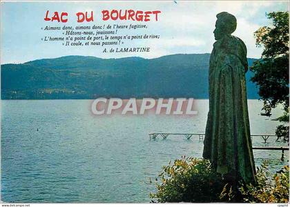 CPM Lac du Bourget (Savoie) Lamartine et le Lac