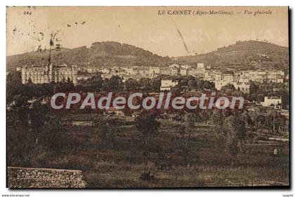 CPA LE CANNET vue générale