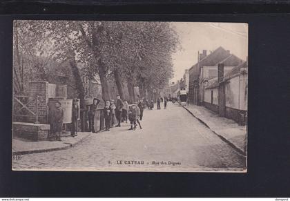 Frankreich France AK Le Cateau Rue des Digues 1914