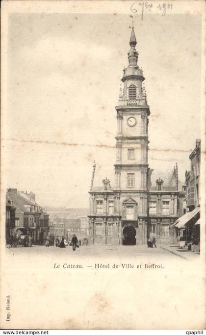 Le cateau - Hotel de Ville et Beffroi - CPA