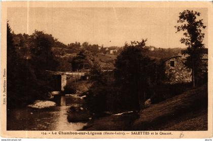 CPA Le CHAMBON-sur-LIGNON - Salettes et le Crouzet (585160)