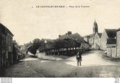 1 cpa Le chatelet en brie