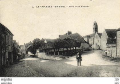 1 cpa Le chatelet en brie